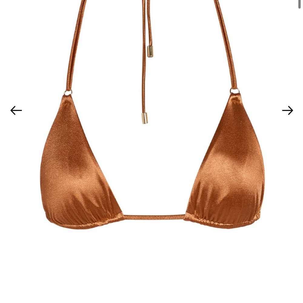 Hanalei Bronze Bikini Top